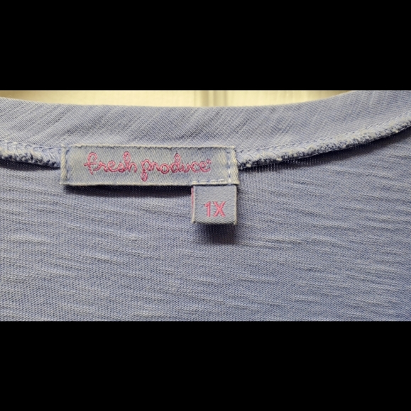 Ladies "Fresh Produce" Dress/ Cover Up with Side Pockets in FP signature  "Peri" - Picture 3 of 8